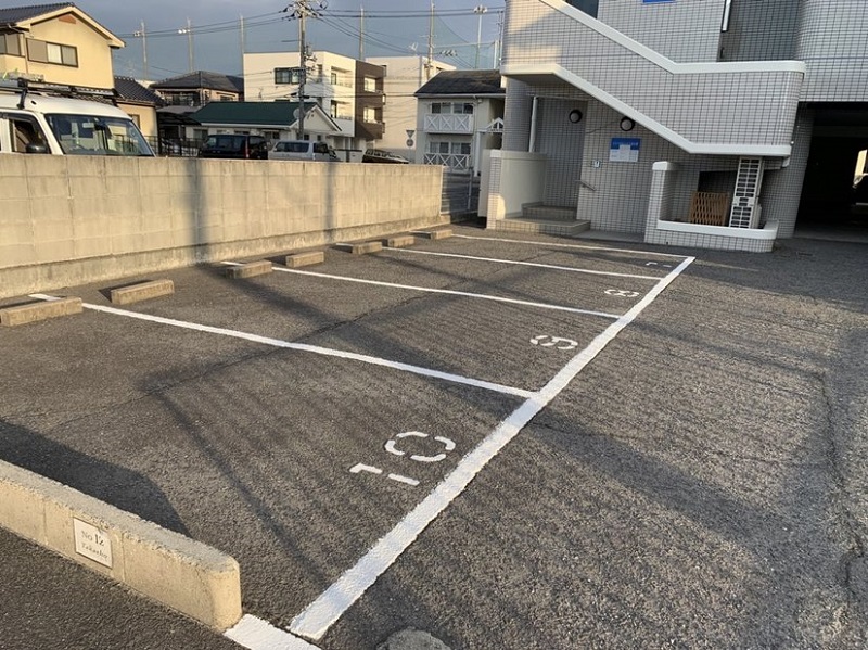 フィローセあさひ駐車場ライン工事